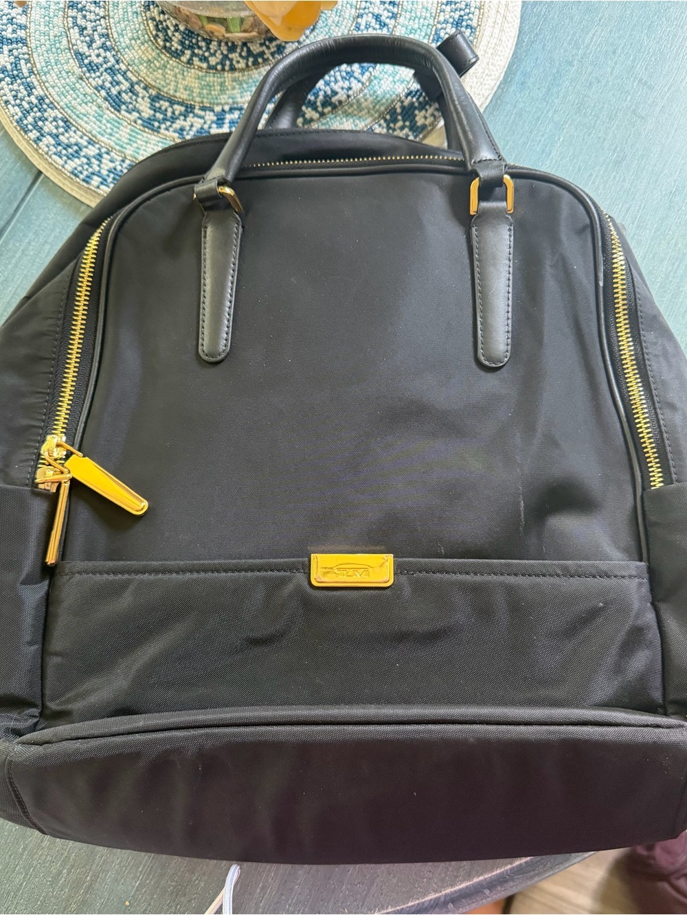 Tumi Voyageur Carson Backpack Black Laptop/Travel Bag. Excellent Condition